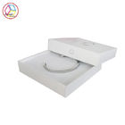 Small Silver Ring Jewelry Gift Box Surface Treatment Matt Lamination